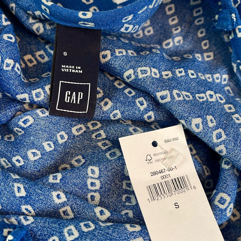 GAP PRINT SMOCK DRESS - Picture 13 of 14